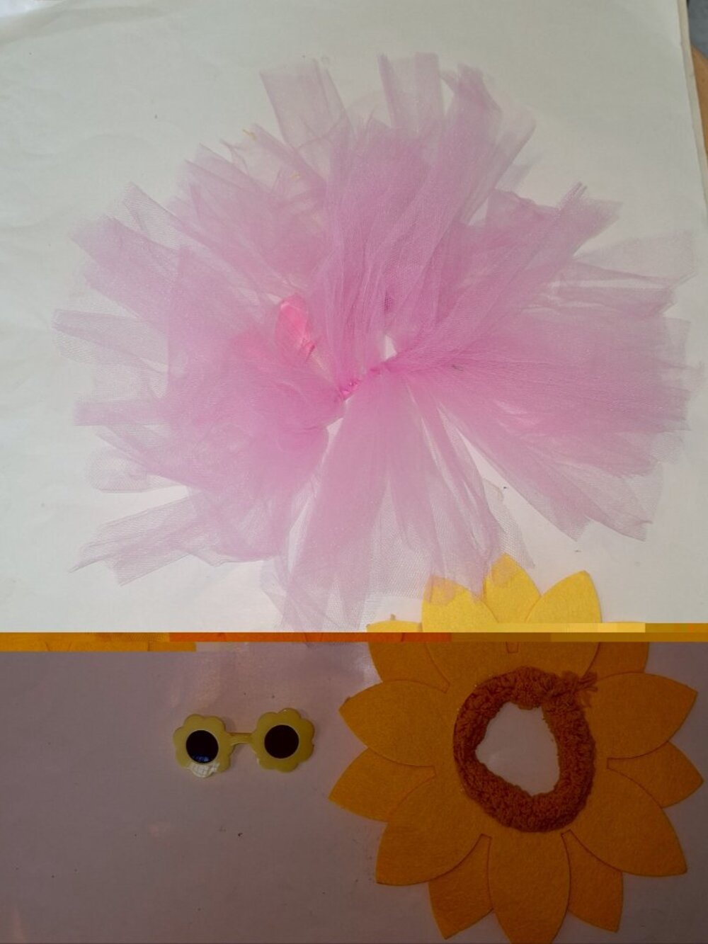 Ballerina Porch Goose Outfit Headpiece Glasses Tutu GOOSE NOT INCLUDED 3 Pieces - Picture 4 of 4
